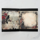 Carte Gothique Nous Vous Souhaitons Un Joyeux Noël (Intérieur)