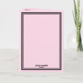 Carte gothique Pink Floral Spirit (Dos)