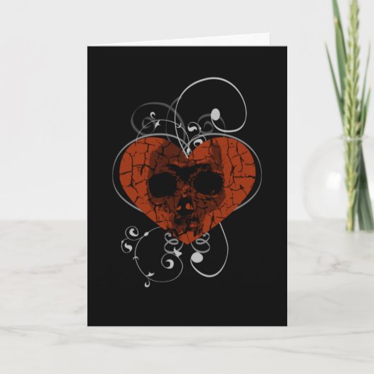 Carte gothique Saint-Valentin (Devant)