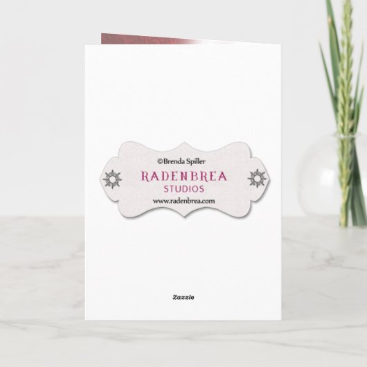 Carte gothique Valentine (Dos)