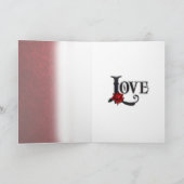 Carte gothique Valentine (Intérieur)