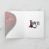 Carte gothique Valentine (Intérieur)