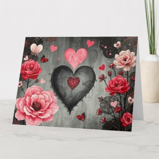 Carte gothique Valentines (Devant)