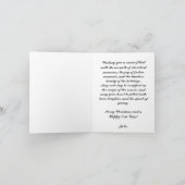 Carte Gouache Vintage Noël Rétro (Intérieur)