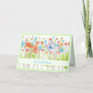 Carte Gourmand Get Well Bientôt Personnalisable