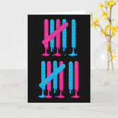 Carte Goutte de glace Tally Marks 67 Mème Compter 6 7 Br (Fleur jaune)