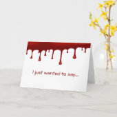 Carte Goutte sanguine (Fleur jaune)