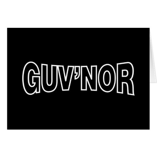 CARTE GOUV'NOR GREETING (Devant horizontal)