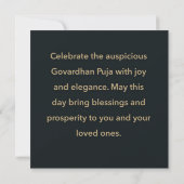 Carte Govardhan Puja (Dos)