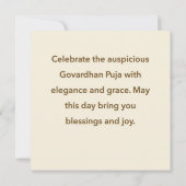 Carte Govardhan Puja (Dos)