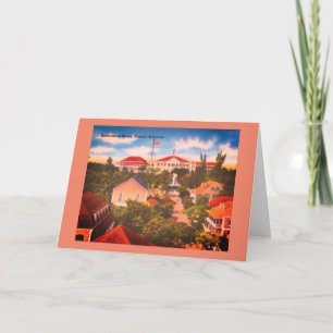 Carte Government House, Nassau, Bahamas Photo Vintage