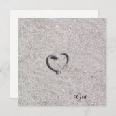 Carte Grá/ Love Flat Card (Devant / Derrière)