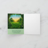 Carte Grâce en fleurs (Intérieur)