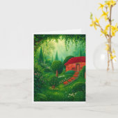 Carte Grâce en fleurs (Fleur jaune)