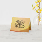 Carte Grâce Extraordinaire comment douce l'Hymne sonore (Fleur jaune)