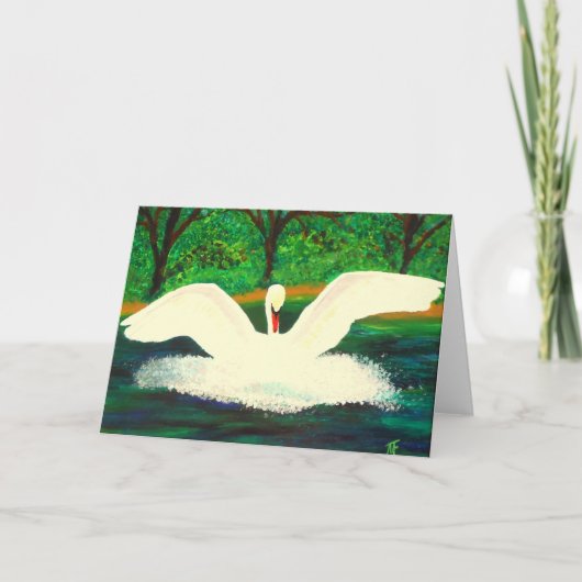 Carte Graceful Swan (Devant)