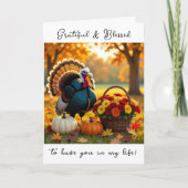 Carte Grâces et bienheureuses | Bon thanksgiving (Devant)