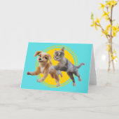 Carte Gracie & Pedro Unleashed (Fleur jaune)