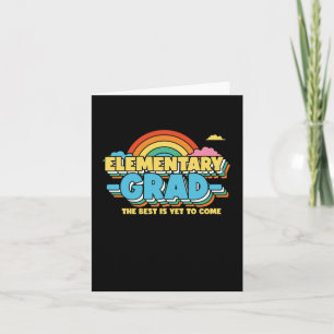 Carte Grad élémentaire - Sticker de jour de diplôme