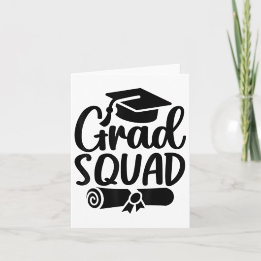 Carte Grad Squad Cl De 2025 Graduation _1 (Devant)