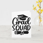Carte Grad Squad Cl De 2025 Graduation _1 (Fleur jaune)