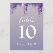 Carte Gradient blanc vif Numéro de tableau (Dos)