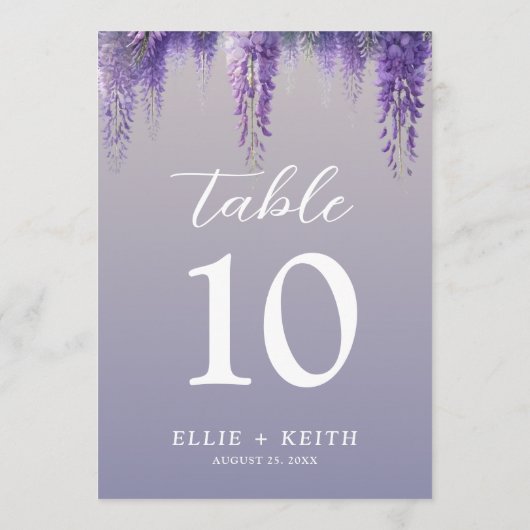 Carte Gradient blanc vif Numéro de tableau (Dos)