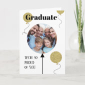 Carte Graduate Congratulations from Us Photo (Devant)