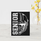 Carte Graduate Senior Cl De 2026 Graduation American Foo (Fleur jaune)