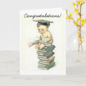 Carte Graduation (Fleur jaune)