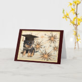 Carte Graduation (Fleur jaune)