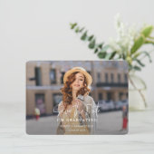 Carte Graduation 2025 Enregistrer la date Annonce (Debout devant)