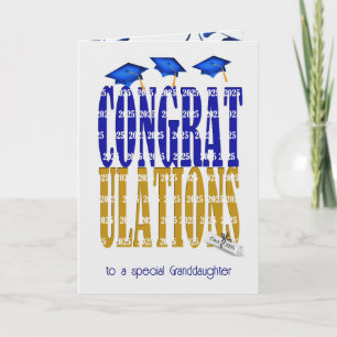 Carte Graduation 2025 pour petite-fille