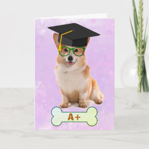 Carte Graduation A+ Corgi