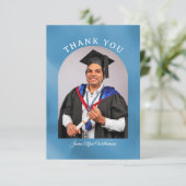 Carte Graduation Arch Thank You card (Debout devant)