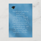 Carte Graduation Arch Thank You card (Dos)