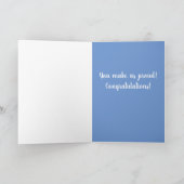 Carte Graduation Bernese Mountain Dog (Intérieur)