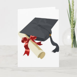 Carte Graduation Cap & Diploma