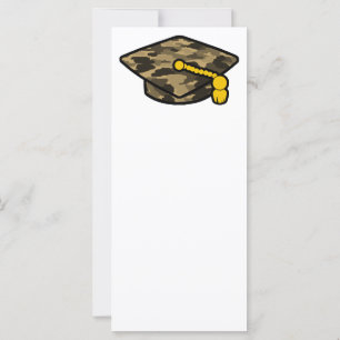 Carte Graduation Cap Khaki Camo