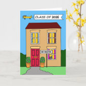 Carte Graduation Class of 2026 Covid 19 Card (Fleur jaune)