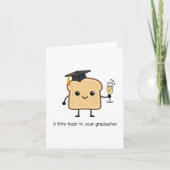 Carte Graduation Congratulations Achievement Toast Funny (Devant)