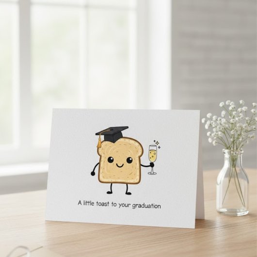 Carte Graduation Congratulations Achievement Toast Funny