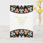 Carte Graduation Congratulations Scripture Card (Fleur jaune)