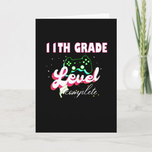 Carte Graduation de 11e année Gamer