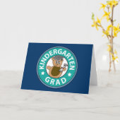 Carte Graduation de la maternelle (Fleur jaune)