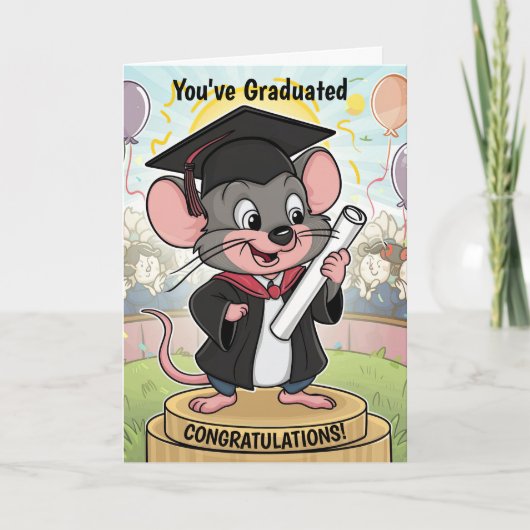Carte Graduation de la souris personnalisée (Devant)