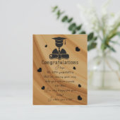 Carte Graduation de l'ami garçon (Debout devant)