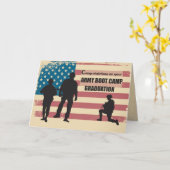 Carte Graduation de l'armée au camp de démarrage Soldats (Fleur jaune)