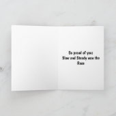 Carte Graduation de tortue personnalisée (Intérieur)