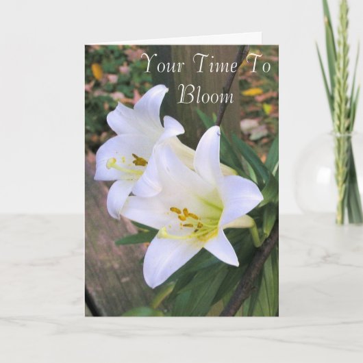 Carte Graduation de White Lilie (Devant)